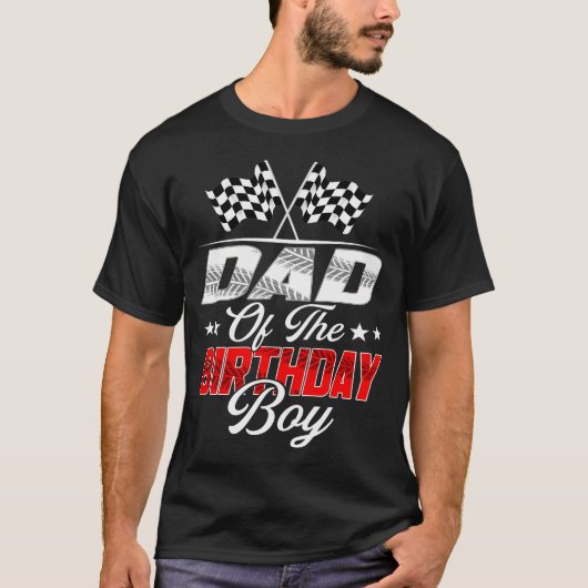 レーシングファミリーの父 Tシャツ (正面)
