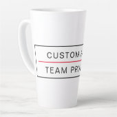 レーシングファン用のカスタマイズ可能なチームのプリンシパルMug カフェラテマグ (左アングル)