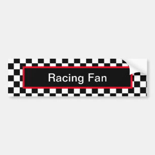 レーシングファン バンパーステッカー