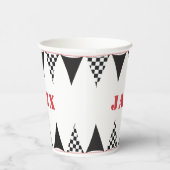 レーシングフラグパーティー 紙コップ (右)