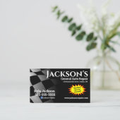 レーシングフラグ自動修復名刺 名刺 (スタンド正面)