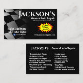 レーシングフラグ自動修復名刺 名刺 (正面/裏面)