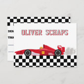 レーシングボーイズサンキューノート サンキューカード (正面/裏面)