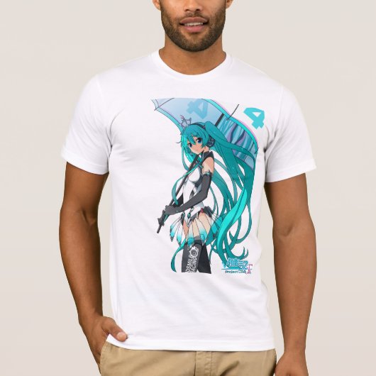 レーシングボーカロイド Tシャツ (正面)