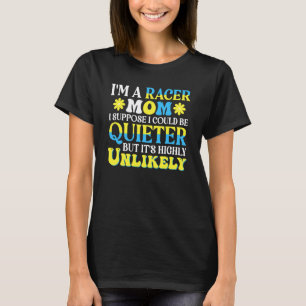 レーシングママ 馬 車 レース ドライバー レーサー 呼び出し Tシャツ