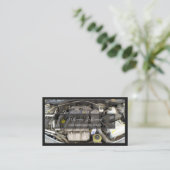 レーシングモーターチューニングの専門家のための車のエンジン 名刺 (スタンド正面)