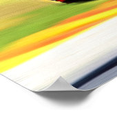 レーシングレッドバイク ポスター (角)