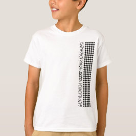 レーシング市松模様にフラグ紳士エンジンを開始 Tシャツ