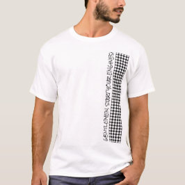 レーシング市松模様にフラグ紳士エンジンを開始 Tシャツ