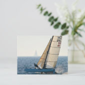 レーシング帆船はがき ポストカード (スタンド正面)