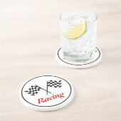 レーシング終了フラグ コースター (側面)