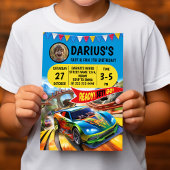 レーシング誕生日バッシュ 招待状