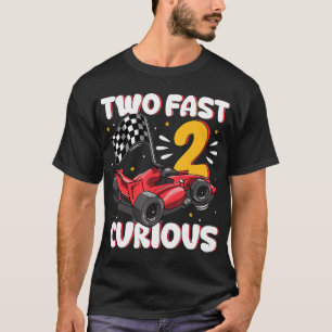 レーシング2速誕生日2速2好奇年 Tシャツ