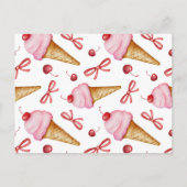 レーシング チェッカーフラッグ ご招待 インビテーションポストカード (裏面)