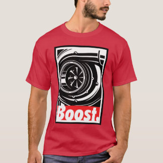 レーシング+ドリフトカー仲間のためのMensurboブースト Tシャツ