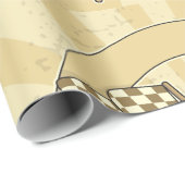 レーシ市松模様にングフラグのラッピング紙 ラッピングペーパー (ロールコーナー)