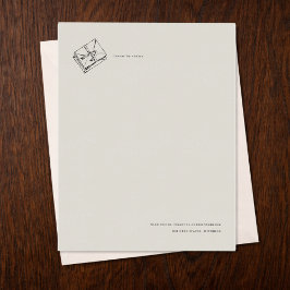 レージェンシー書簡体ダークアカデミア レターヘッド