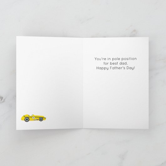 レースおもしろいカープンファーザーズデイカード カード (内部)
