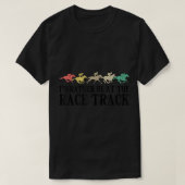 レースおもしろいレース競馬ギフト男性女性カッコいい Tシャツ (デザイン正面)
