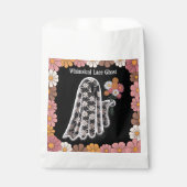 レースお洒落幽霊イラストレーションとフローラ フェイバーバッグ (正面)