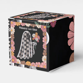 レースお洒落幽霊イラストレーションとフローラ フェイバーボックス
