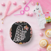 レースお洒落幽霊イラストレーションとフローラ ペーパーボウル (パーティー)