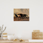 レースから戻るAldred De Druex ポスター (キッチン)