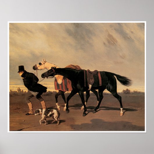 レースから戻るAldred De Druex ポスター (正面)