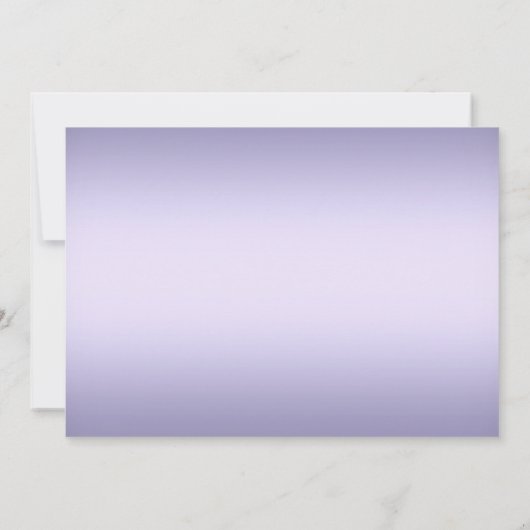 レースかわいらしクロスパープルバプテスマ/《キリスト教》洗礼式や命名式 招待状 (裏面)