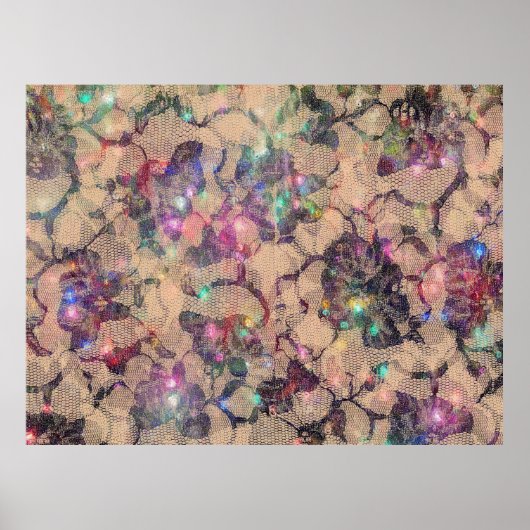 レースかわいらしバラ ポスター (正面)