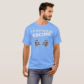 レースがいいな レースフラッグ レース Tシャツ (正面フル)
