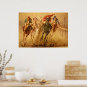 レースが始まっている ポスター (キッチン)