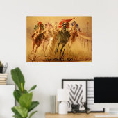 レースが始まっている ポスター (ホームオフィス)