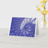 レースくもの巣 カード (黄色い花)