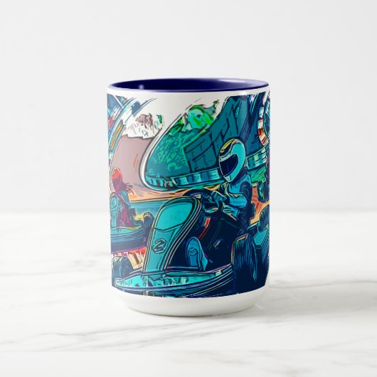 レースしよう！- Go Kart Racers マグカップ (中央)