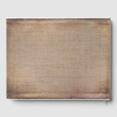 レースとバーラップの国素朴の結婚式 ゲストブック (裏面)