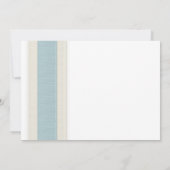 レースとパールブライダルシャワー招待状 招待状 (裏面)