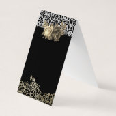 レースとフローラ美容師 名刺 (裏面)