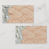 レースとボタン 名刺 (正面/裏面)