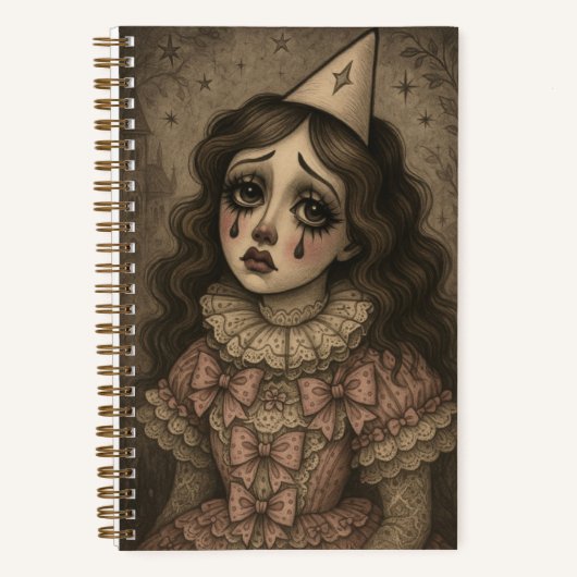 レースとラメントと月 ノートブック (正面)