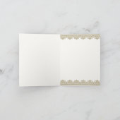 レースとリボンの感謝カード サンキューカード (内部)