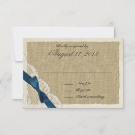 レースと海軍の弓国の応答カード 出欠カード