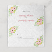 レースと花 プレイスカード (外部開封)