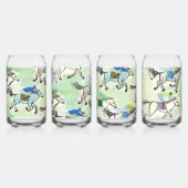 レースに出掛ける ガラス缶 (右)