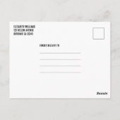 レースに急いで！ 車の誕生日パーティー招待状 ポストカード (裏面)