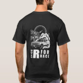 レースのためのR指定 Tシャツ (裏面)