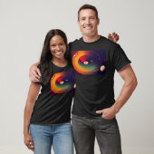 レースのまわりにサターンヴィンテージトラベルデザイン2 Tシャツ (ユニセックス)