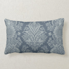 レースのようなヴィンテージ-旧式なティール（緑がかった色）の緑 ランバークッション