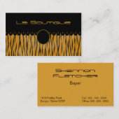 レースのようなTigress 名刺 (正面/裏面)