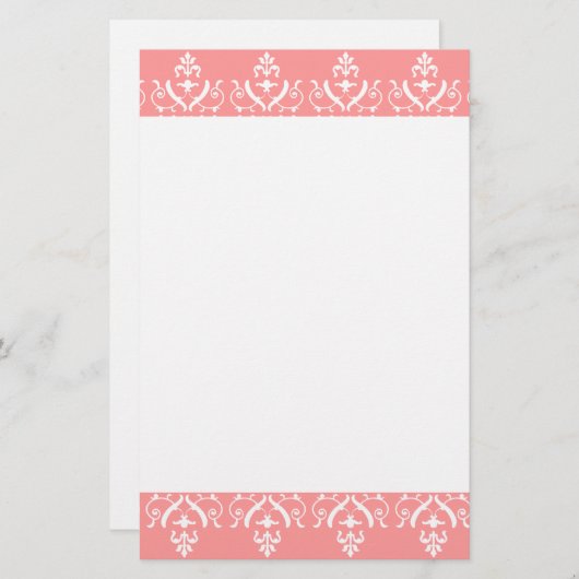 レースのよう縁ど 便箋 (正面/裏面)